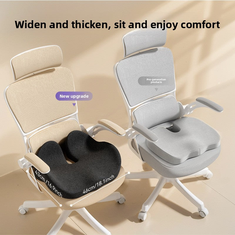 Ergonomic Memory Foam Seat Cushion (Doctor Recommended for back and lumbar support)