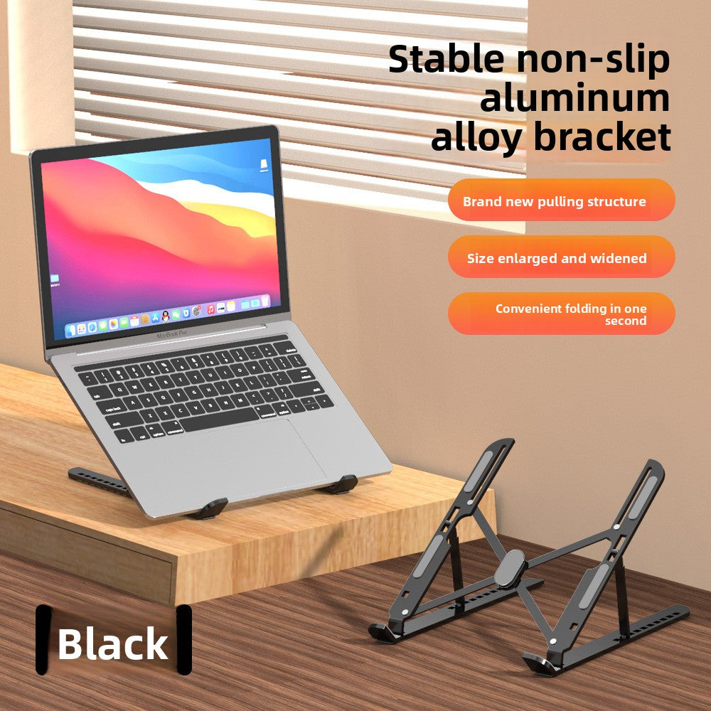 Ten-speed adjustable aluminum alloy laptop stand