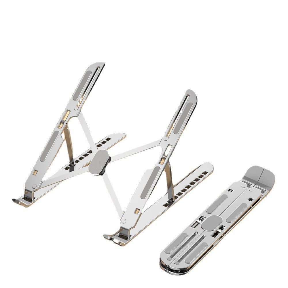 Ten-speed adjustable aluminum alloy laptop stand